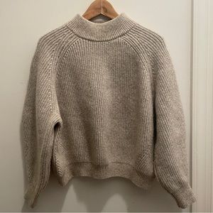 H&M Woolf Blend Soft Mock Neck Sweater
